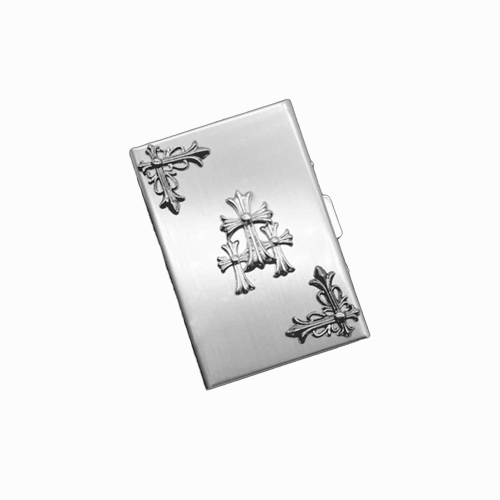 Triple Cross Metal Wallet