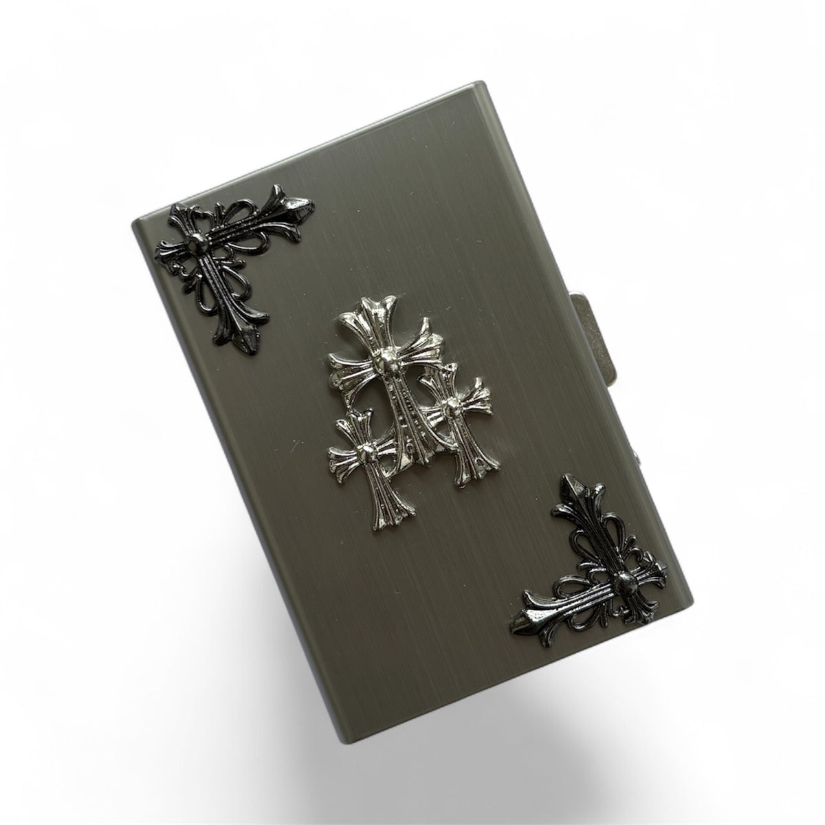 Triple Cross Metal Wallet